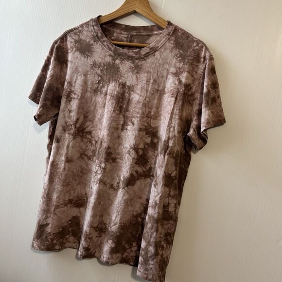 Lululemon 5 Year Basic Tee Shirt Earth Dye Mens Sz ML? - Picture 4 of 12